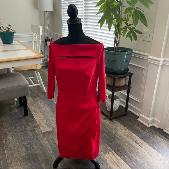 Cutout Cascade Ruffle Dress - Picture 3 of 5